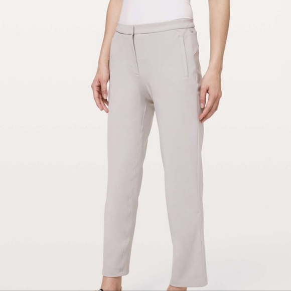Lululemon‎ On The Move Pant *Lightweight Grey Size 10 - Picture 1 of 14